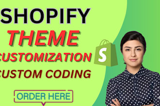 do shopify store theme customization and custom coding shopify mentor
