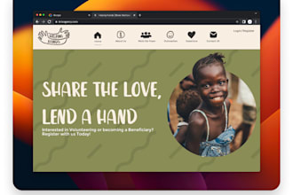 design nonprofit website, charity website, 501c3, ngo website seo with donation