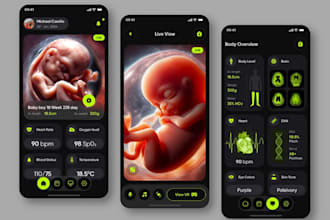 build pregnant monitoring app, baby tracking app like glow baby and the bump app