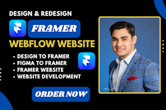 convert your figma design to a high converting framer or webflow website