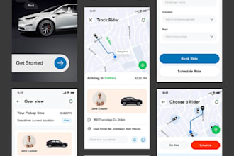 build bus booking app car rental app taxi booking app, rideshare app, taxi app