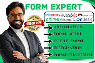setup hubspot resimpli automation chime liondesk crm rei reply ninjaform