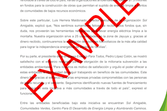 write a press release in spanish
