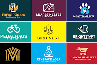 make modern minimalist luxury business logo design