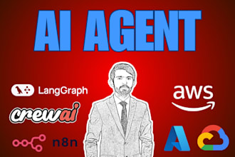 make ai agents and ai chatbot with n8n langgraph and crew ai