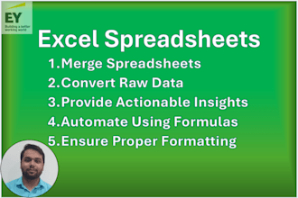 create or improve spreadsheets using formulas or vba macros