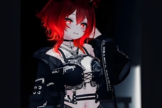 do custom vrchat avatar furry avatar vr character vrc avatar rigging in unity