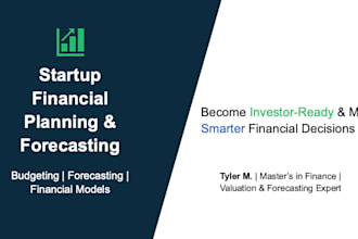 build a financial model and investor ready plan
