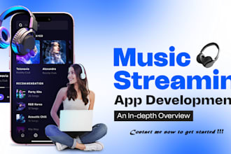 develop live streaming app music streaming app live streaming website music app