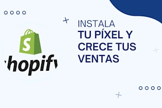 configuro meta píxel shopify tiktok, facebook, instagram
