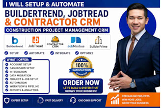 buildertrend jobtread contractor foreman construction crm project management crm