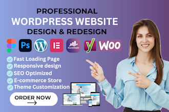 design and develop a fast, SEO optimized wordpress website or ecommerce store