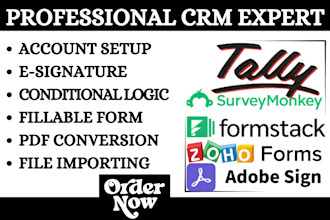 do formstack zoho forms pdf coversion surveymonkey adobe sign ab testing tally