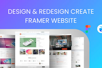 build a responsive framer website figma to framer or saas landing page