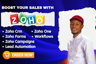 set up and customize zoho crm, zoho creator zoho campaigns zoho form