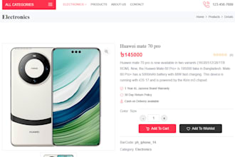 build laravel ecommerce saas cms and lms website