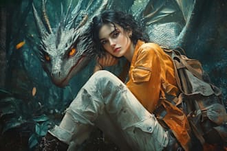 do dnd art, fantasy character, creature, and dnd party