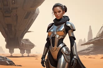 design your sci fi and star wars character