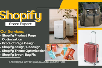 do shopify product page optimization product page design