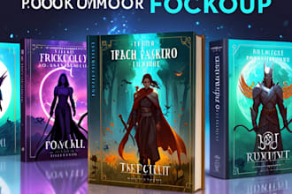 design fantasy, romance and sci fi book covers