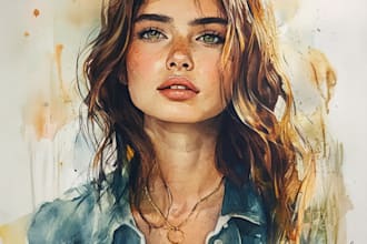 paint your watercolor portraits, portraits of your spouse or pet, and more