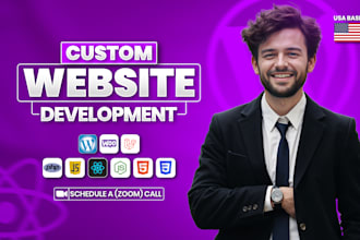 do custom wordpress website development as a full stack web developer