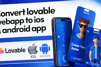 convert lovable replit base44 web app to android ios app publish using capacitor