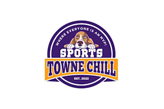 design elegant unique sports bar serves logo