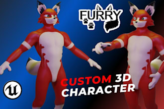 3d vrchat avatar furry avatar vrc character 3d anime nsfw model