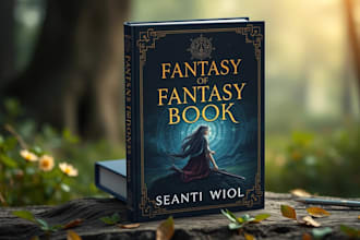 design fantasy book cover or book cover design