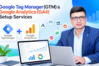 setup conversion tracking using google tag manager GTM and analytics ga4