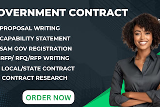 win government contracts, contract research, rfp rfq, grant proposal, submit bid