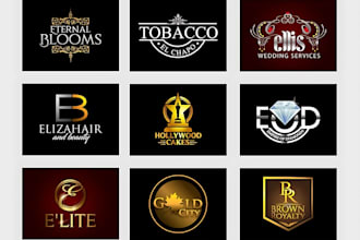 design modern luxury fashion clothing and beauty brand logo