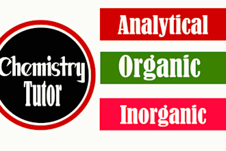 be your organic chemistry, general chemistry and inorganic chemistry tutor