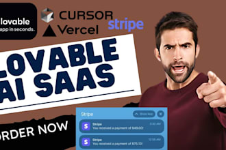 build lovable ai saas app react js ai coder stripe integration vercel bolt new