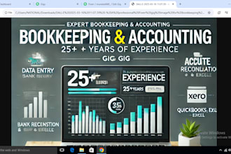 do data entry book keeping bank reconciliation
