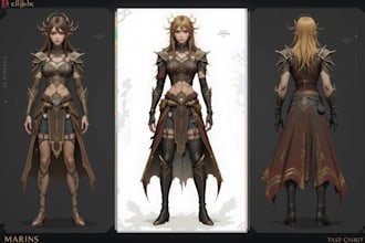 design an your d and d character and oc