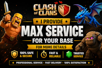 assist of clash of clans to help you upgrading everything