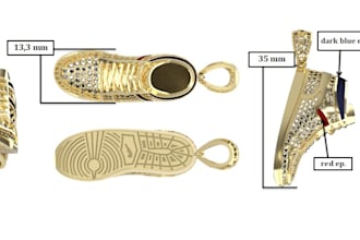 create custom 3d jewelry design ready for production and rendering