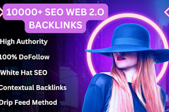 manually build web 2 0 tier contextual backlinks for off page SEO