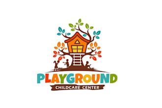 do unique childcare daycare and baby shop logo or any graphics design