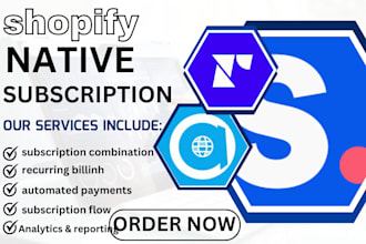 setup shopify native subscription shopney appstle box paywhirl seal recharge