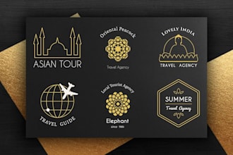 do travel agency, resort, beach and tourism logo in 24 hours