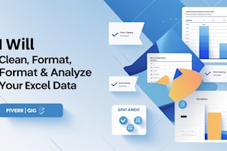 clean, format, split, analyze excel data professionally