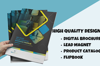design bifold, trifold brochure, flyer, leaflets,  ads, product catalog design