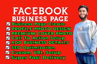 create and set up a business facebook page or fan page with full optimization