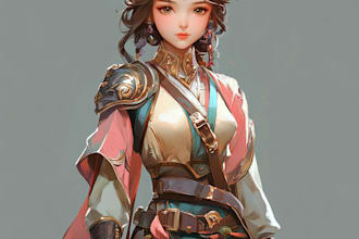 design your fantasy, game, sci fi ,dnd  and original characters