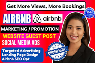 promote and advertise your airbnb listing optimization to generate more bookings