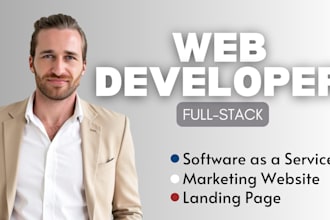 create a custom website, landing page, or saas optimized for SEO