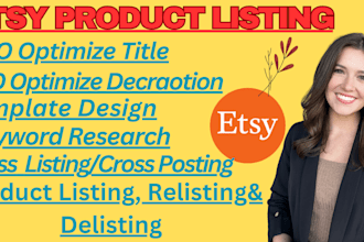 draft or list products on etsy